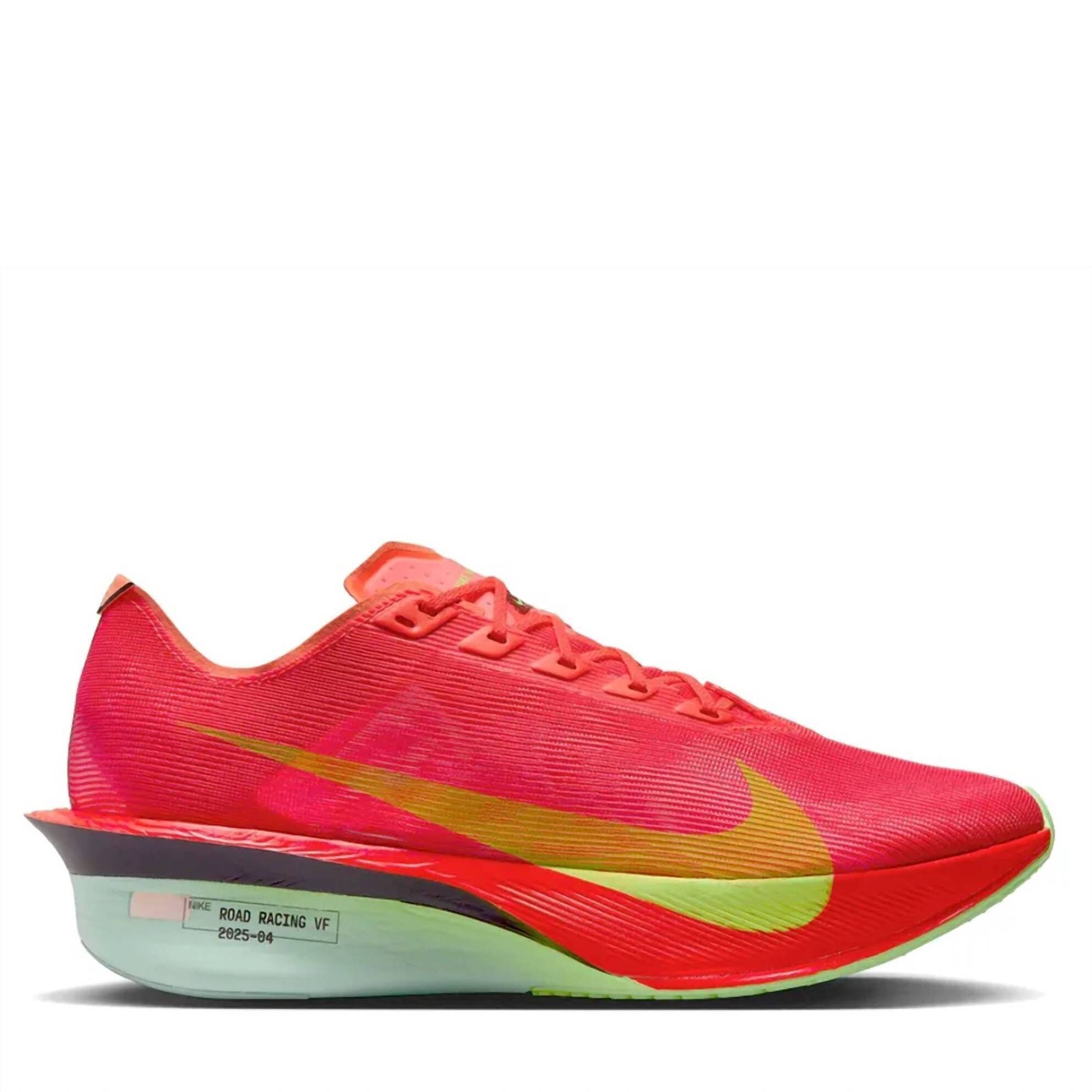 New Nike Women's Zoomx Vaporfly Next 4 Racing Shoes In Bright Crimson/Lime Blast